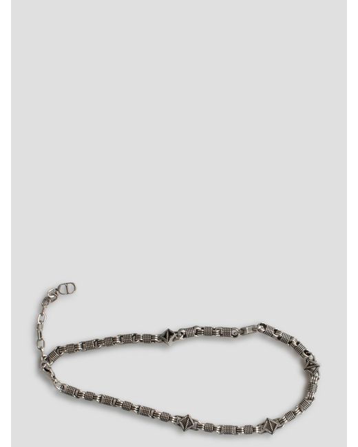 Dior Natural Cd Diamond Buffalo Necklace for men