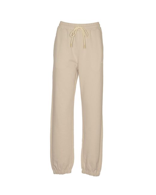 MSGM Natural Laced Track Pants