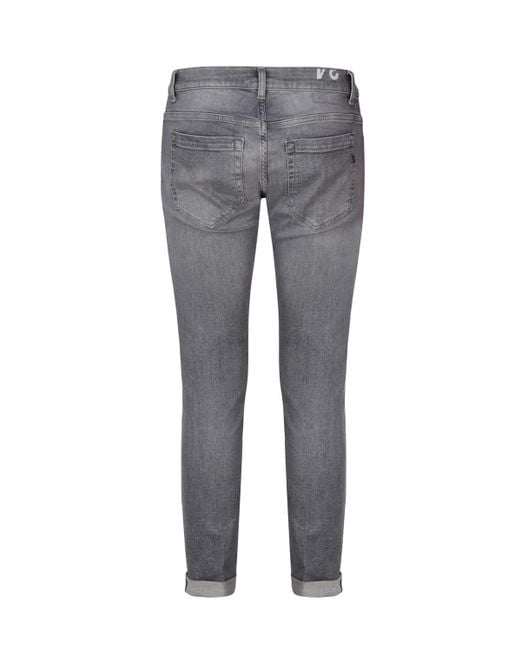 Dondup Gray George Skinny Jeans for men