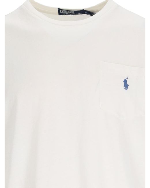 Polo Ralph Lauren White Logo T-Shirt for men