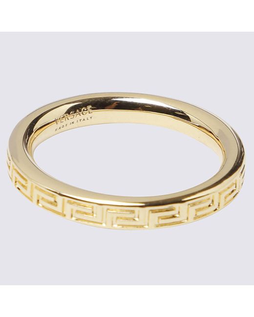 Versace greek key sale ring