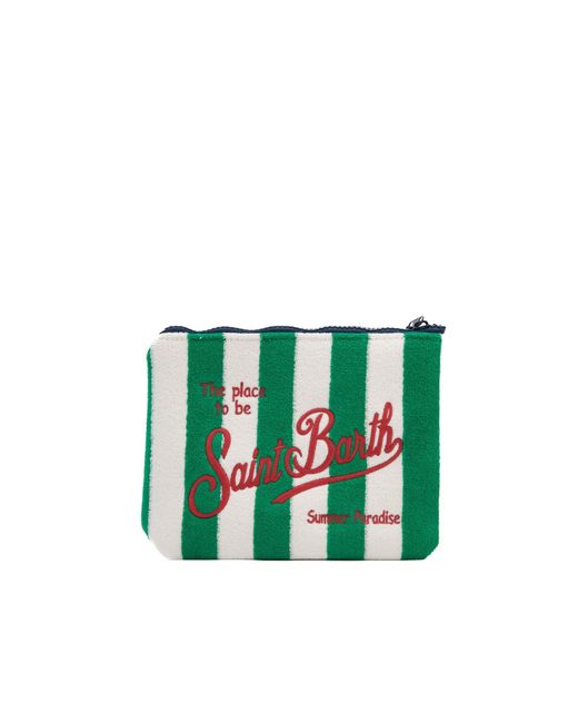 Mc2 Saint Barth Green Aline Sponge Clutch Bag for men