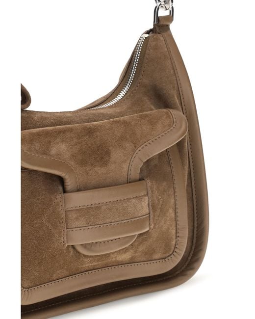 Pierre Hardy Brown Alpha Day Miss Leather Shoulder Bag Calf Bos Taurus