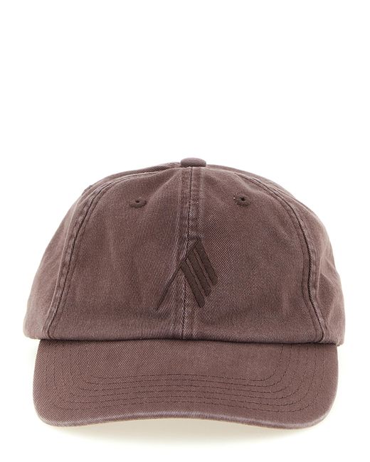 The Attico Brown Logo Baseball Hat