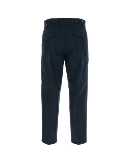 PT Torino Blue Cotton Pant for men