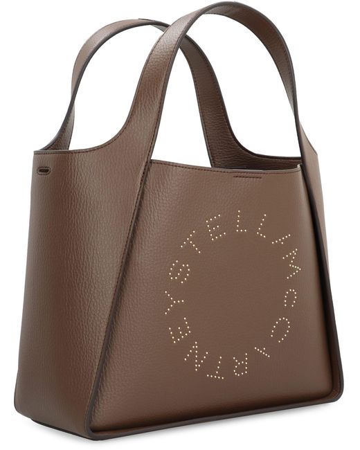 Stella McCartney Brown Stella Logo Tote Bag