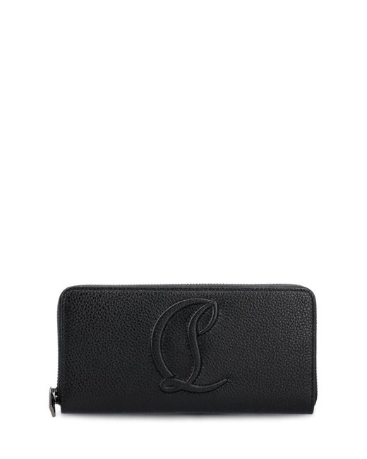 Christian Louboutin Black By My Side Zip-around Wallet