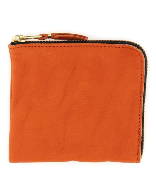 Comme des Garçons Orange Leather Wallet