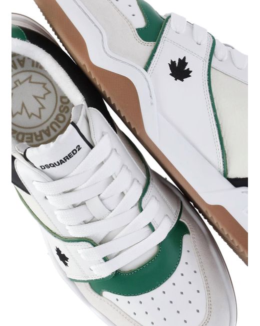 DSquared² White Spiker Sneakers for men