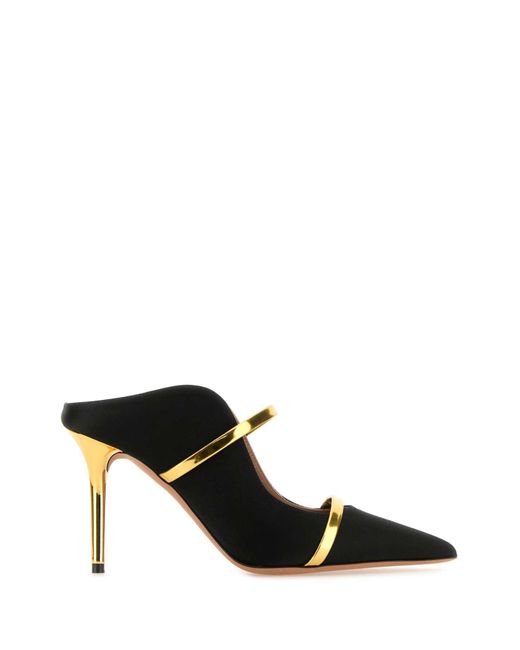 Malone Souliers Black Heeled Shoes
