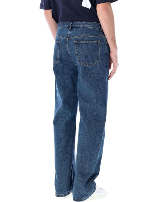 A.P.C. Blue Indigo Jeans for men