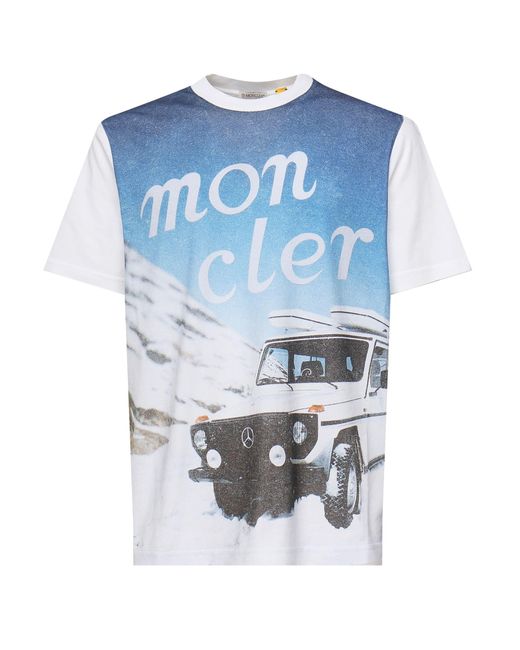 Moncler Genius Blue T-Shirts And Polos for men