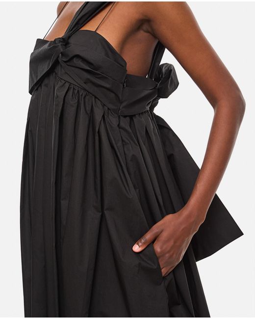 CECILIE BAHNSEN Black Vera Cotton Dress