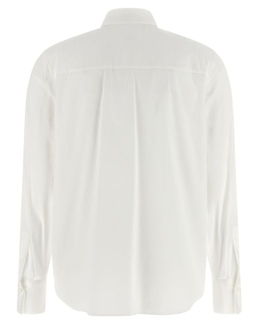 Brunello Cucinelli White Cotton Blouse