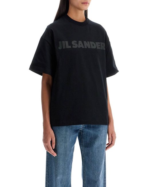 Jil Sander Black 'Oversized T-Shirt With