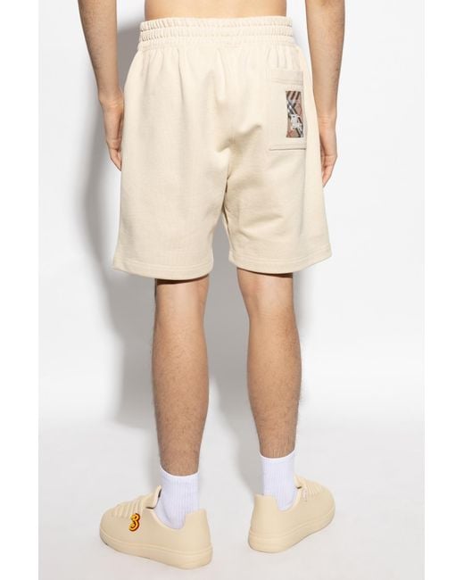 Burberry Natural Logo Shorts for men