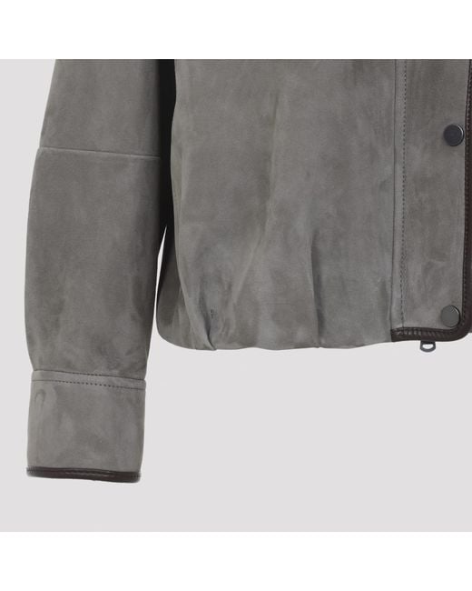 Brunello Cucinelli Gray Jacket