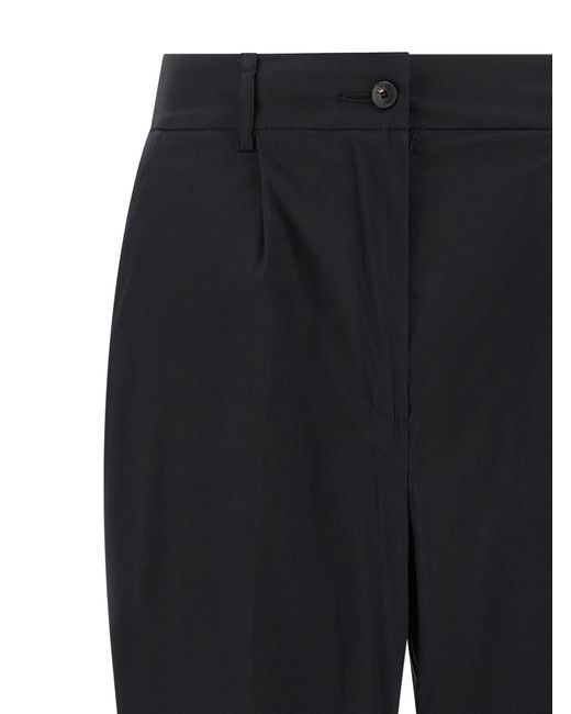 Kiton Black Poplin Pants