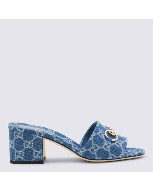 Gucci Blue Sandals _100 Co