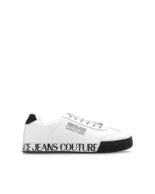 Versace White Sneakers With Logo for men