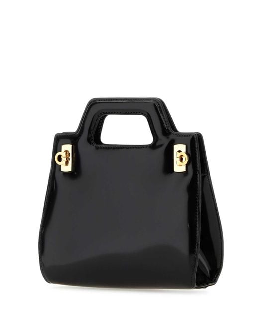 Ferragamo Black Handbags