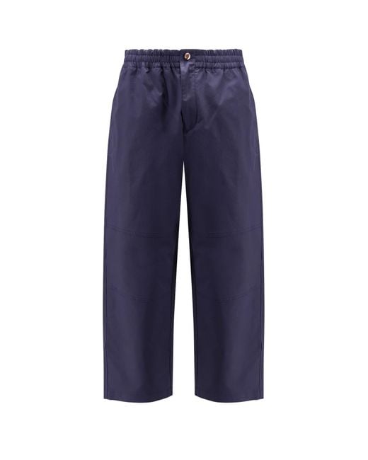 Moncler Genius Blue Moncler X Gilga Farm Designed By Donald Glover Cotton Blend Trousers for men