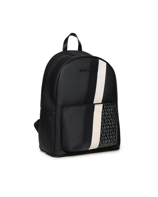 ARMANI EXCHANGE Blue Backpack With Logo for men