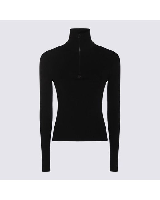 Courreges Black Sweaters _Wo