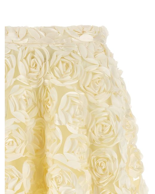 ROTATE BIRGER CHRISTENSEN Yellow 'Maxi Sun' Skirt
