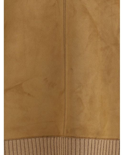 Prada Brown Wool And Cashmere Sweater