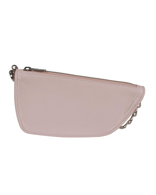 Burberry Pink Micro Sling Shield Crossbody Bag