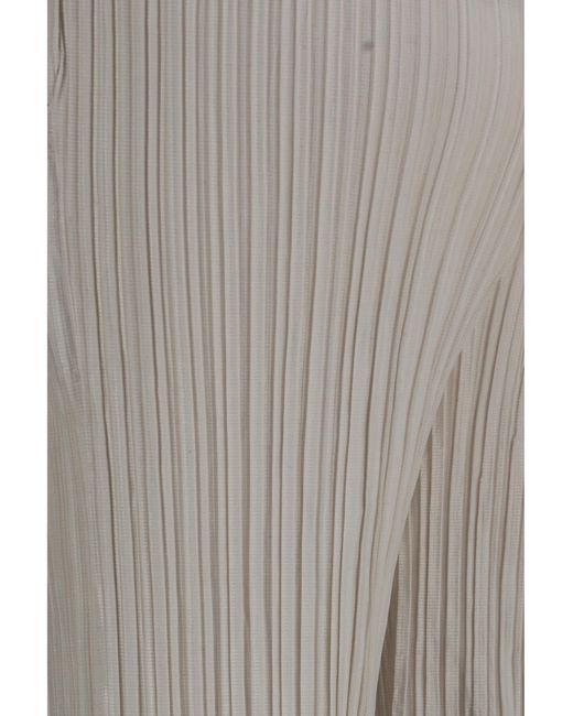 GONGDID DESIGN Gray Corduroy Palazzo Pants Polyester