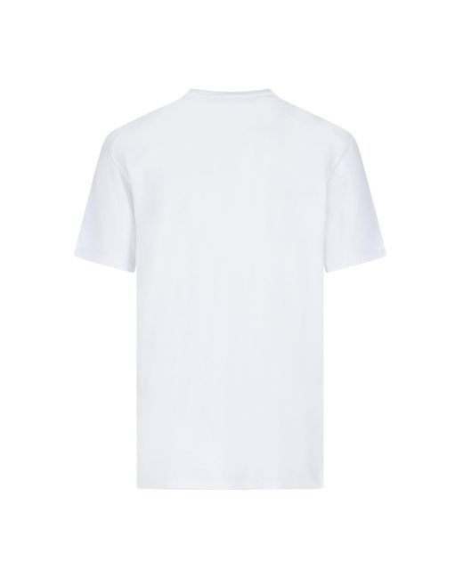 Alexander McQueen White Logo Riflesso T-Shirt for men