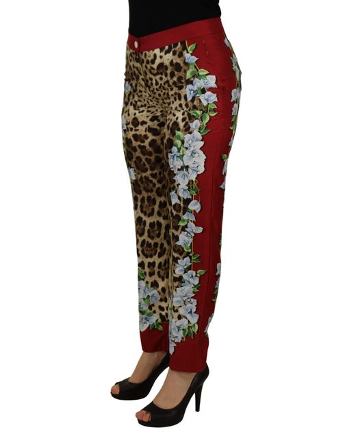 Dolce & Gabbana Black Elegant High Waist Silk Pants