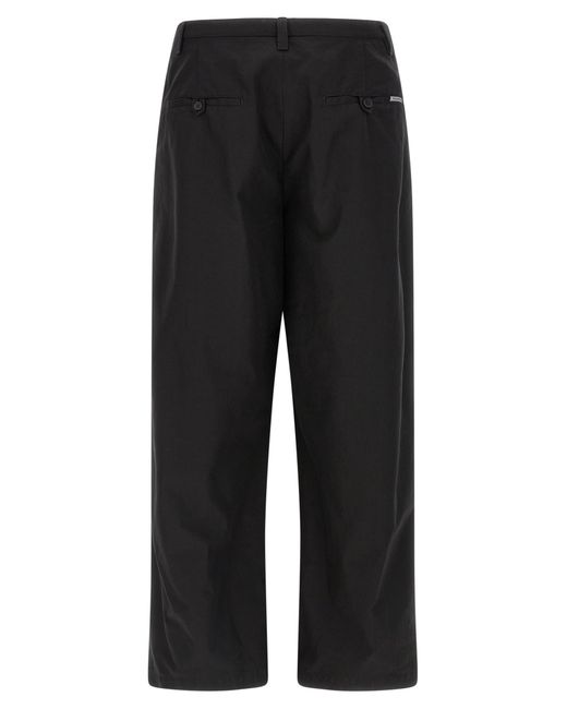 Balenciaga Black Drawstring Chino Pants for men