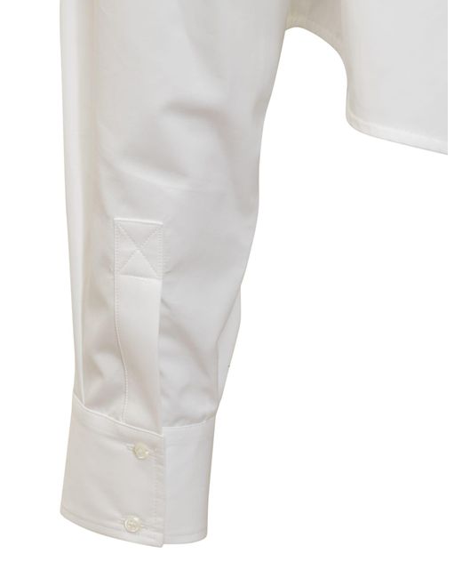 Off-White c/o Virgil Abloh White Baseball Shirt