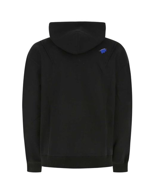 Adererror Black Cotton Blend Oversize Sweatshirt for men