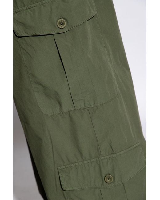 Emporio Armani Green Cargo Trousers, for men