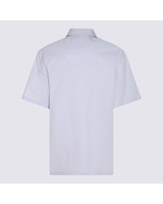Jil Sander Blue Ligth Cotton Shirt for men