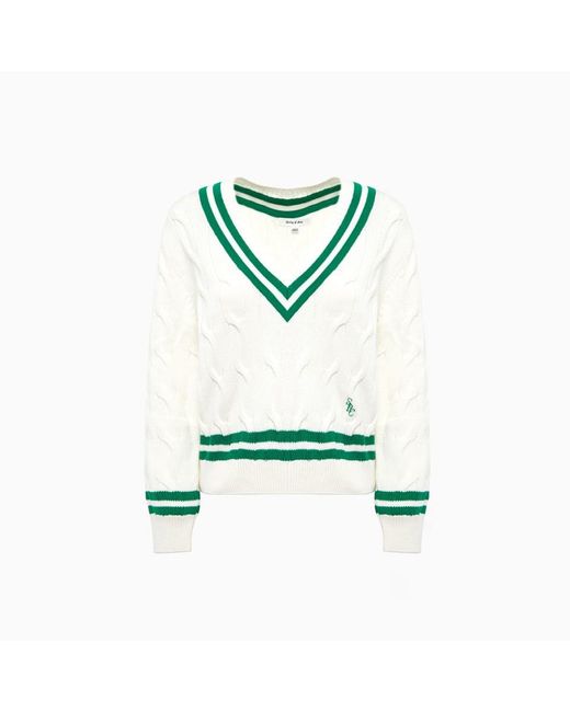 Sporty & Rich Sporty And Rich Prince Spongy Sweater in Green Lyst
