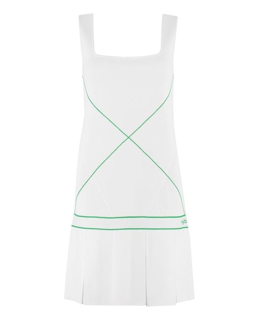 Bottega Veneta White Knitted Dress