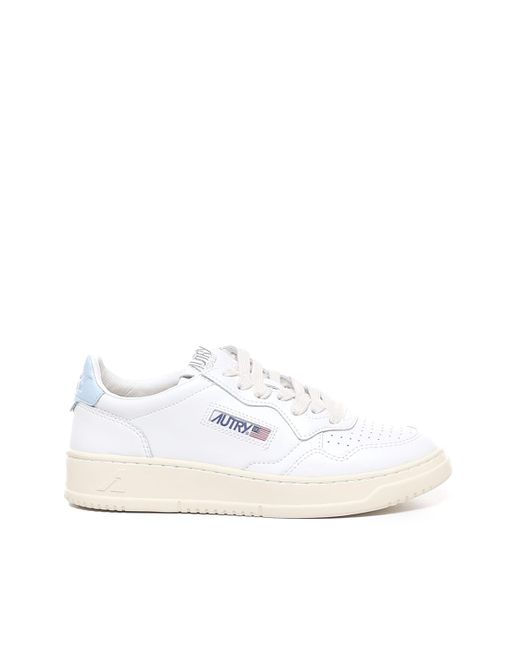 Autry Sneakers Medalist Basse In Pelle in White Lyst UK
