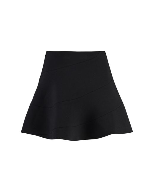 Alaïa Black Full Mini Skirt