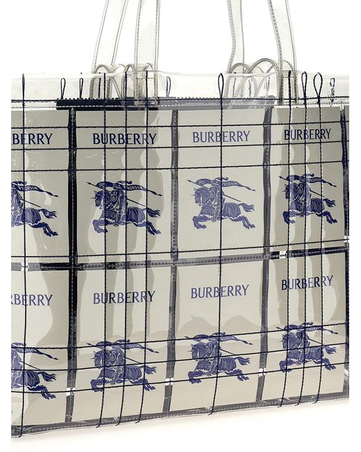 Burberry White Ekd Tote Bag for men