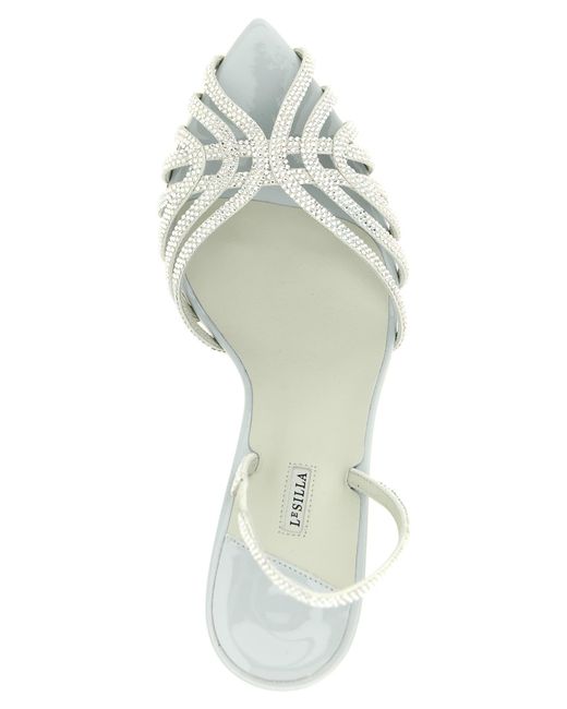 Le Silla White 'Embrace' Sandals