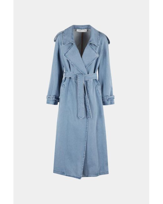 FEDERICA TOSI Blue Trench Denim Azzurro __Single__ Giacca