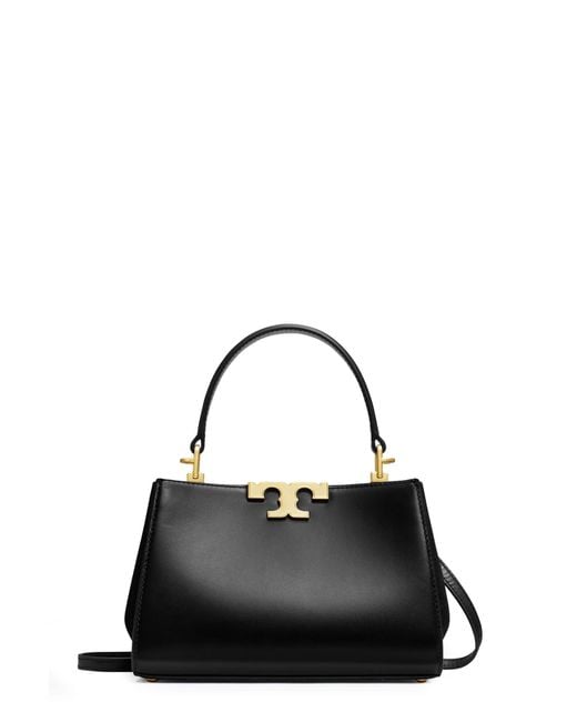 Tory Burch Black Eleanor Mini Satchel Leather Shoulder Bag