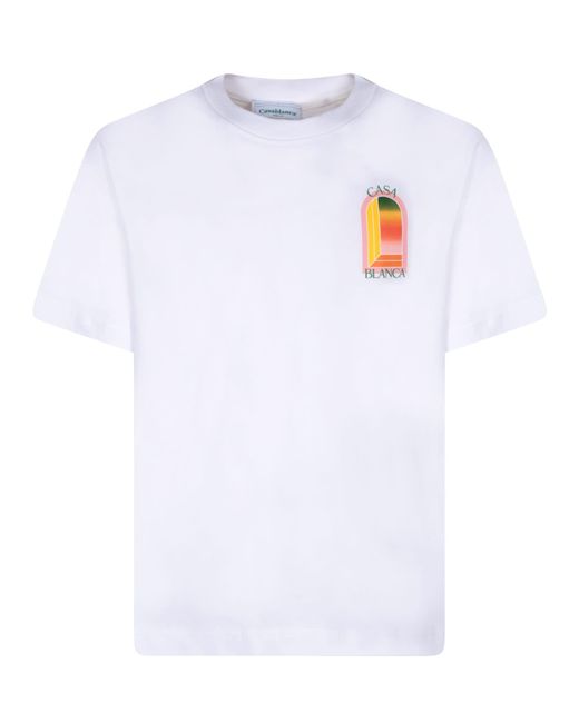Casablancabrand White Tennis Club Icon T-Shirt for men