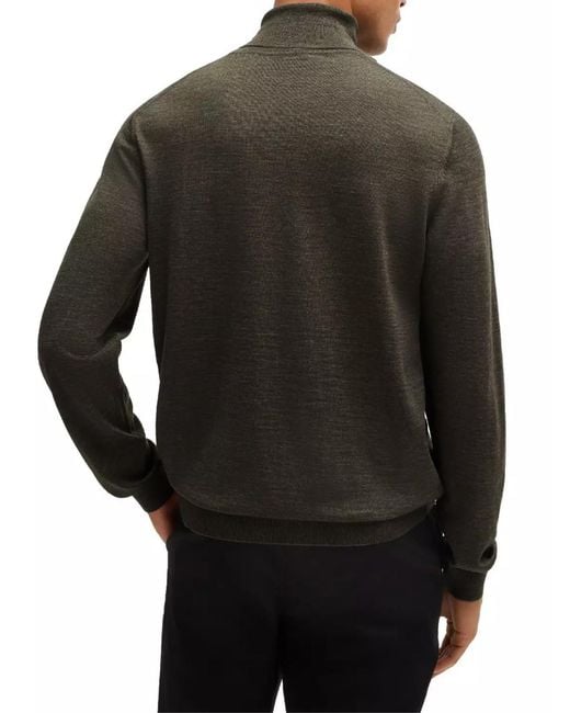 Boss Black Musso-P Turtleneck Sweater Clothing Knitwear for men