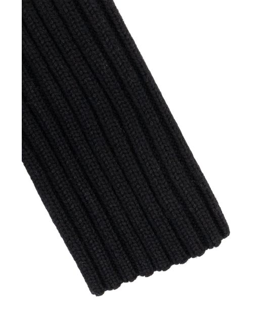 Totême  Black Toteme Wool Gloves